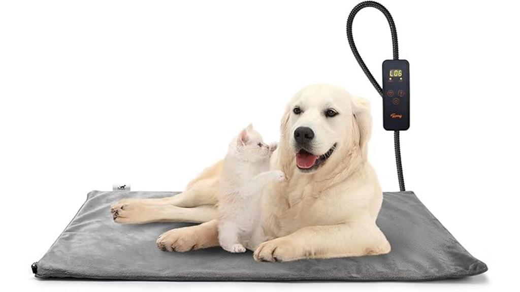 adjustable temperature pet pad