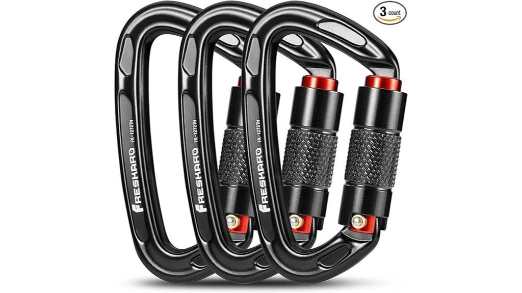 certified auto locking carabiners