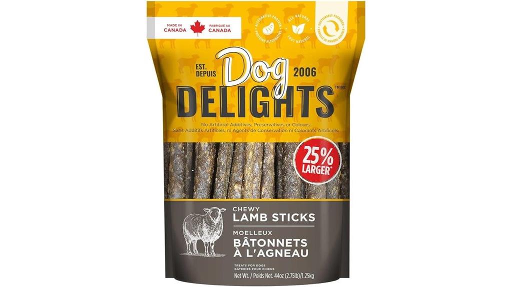 chewy lamb sticks treats