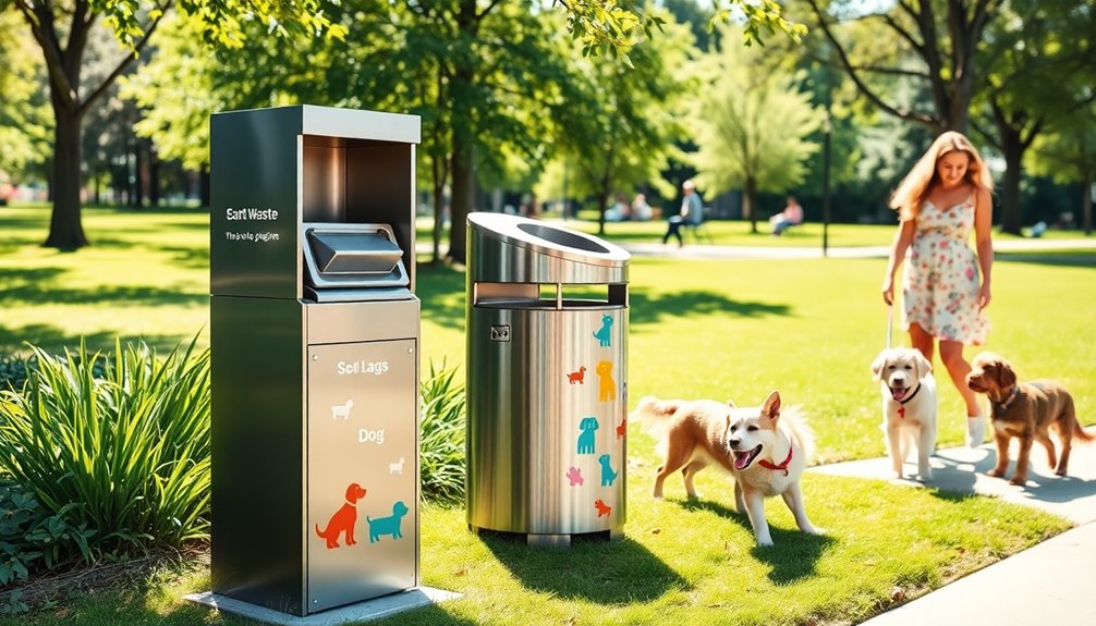 choosing dog waste stations