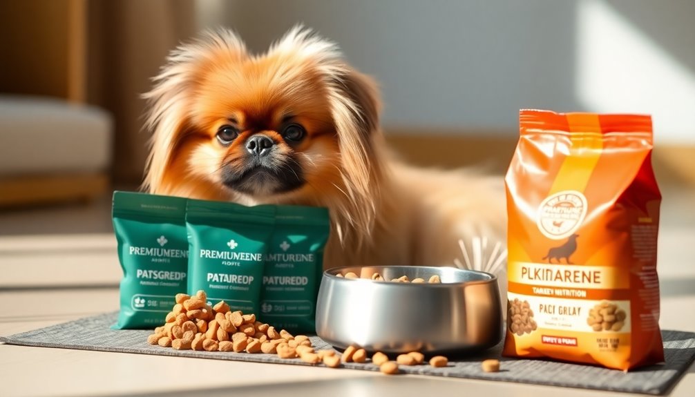 choosing pekingese dog food