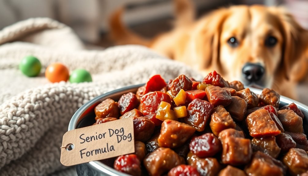 choosing senior dog food