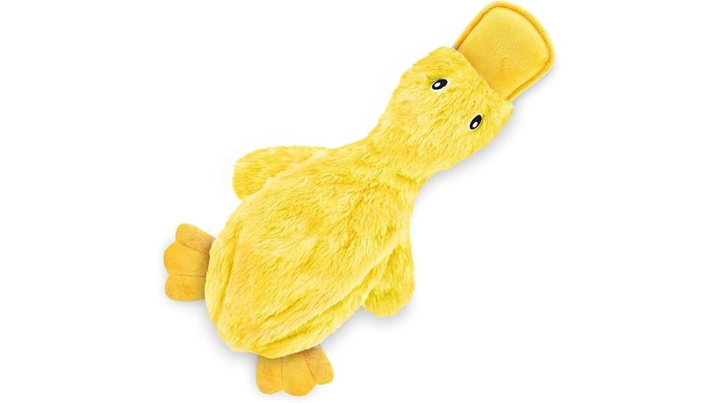 crinkle no stuffing dog toy