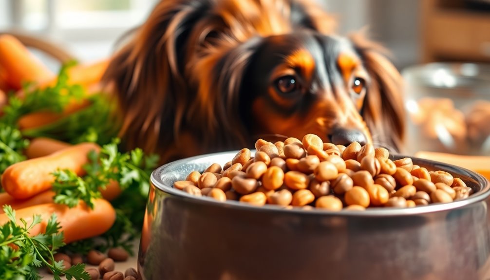 dachshund dog food selection
