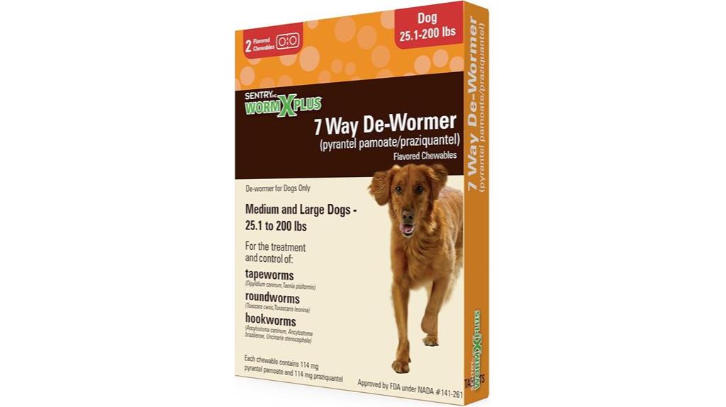 de wormer for large dogs