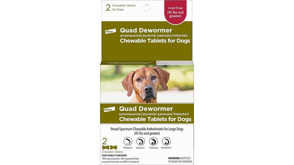 dewormer for large dogs