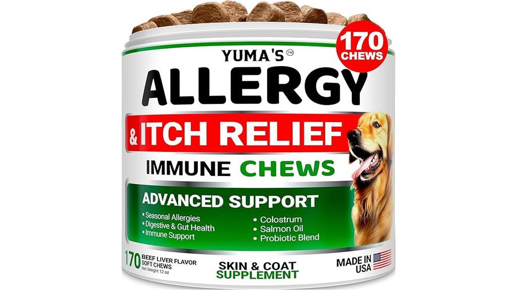 dog allergy relief treats