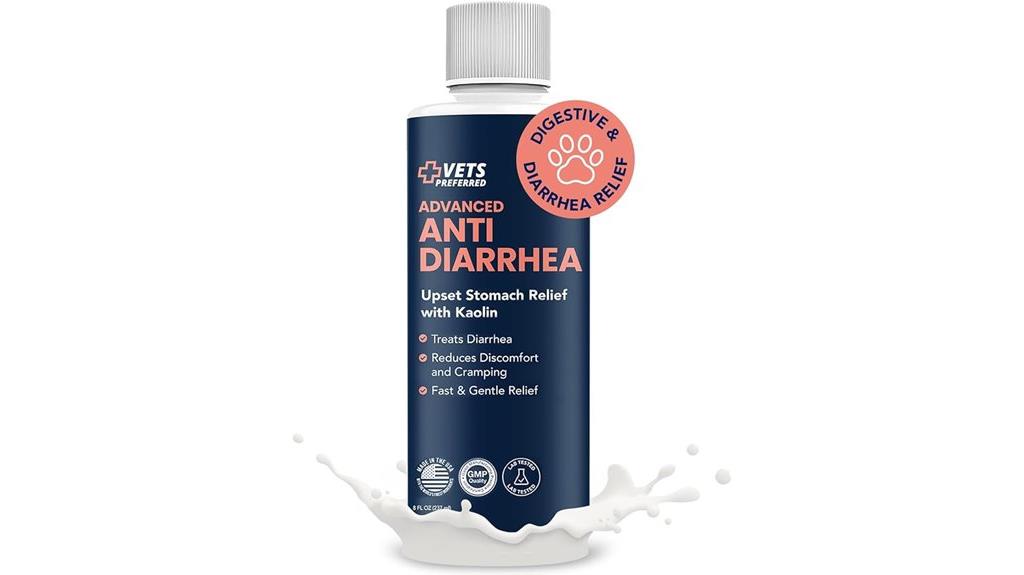 dog diarrhea relief solution