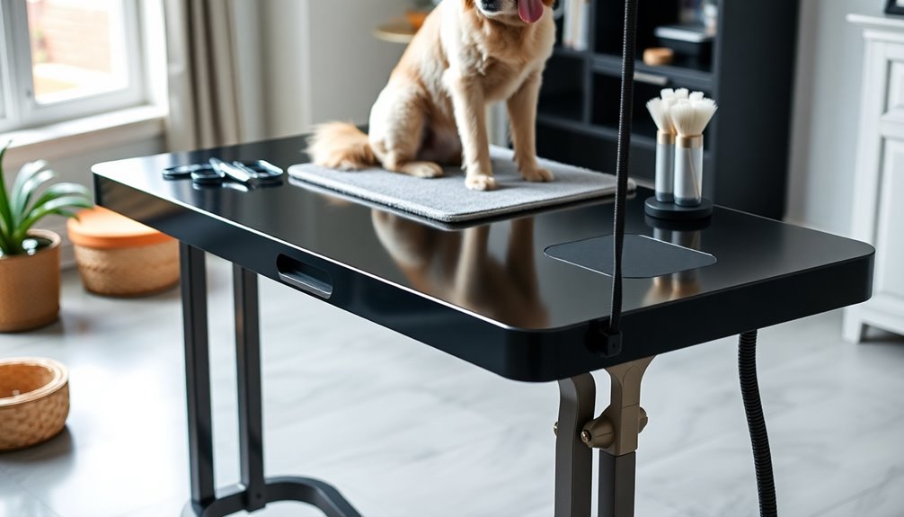 dog grooming table selection