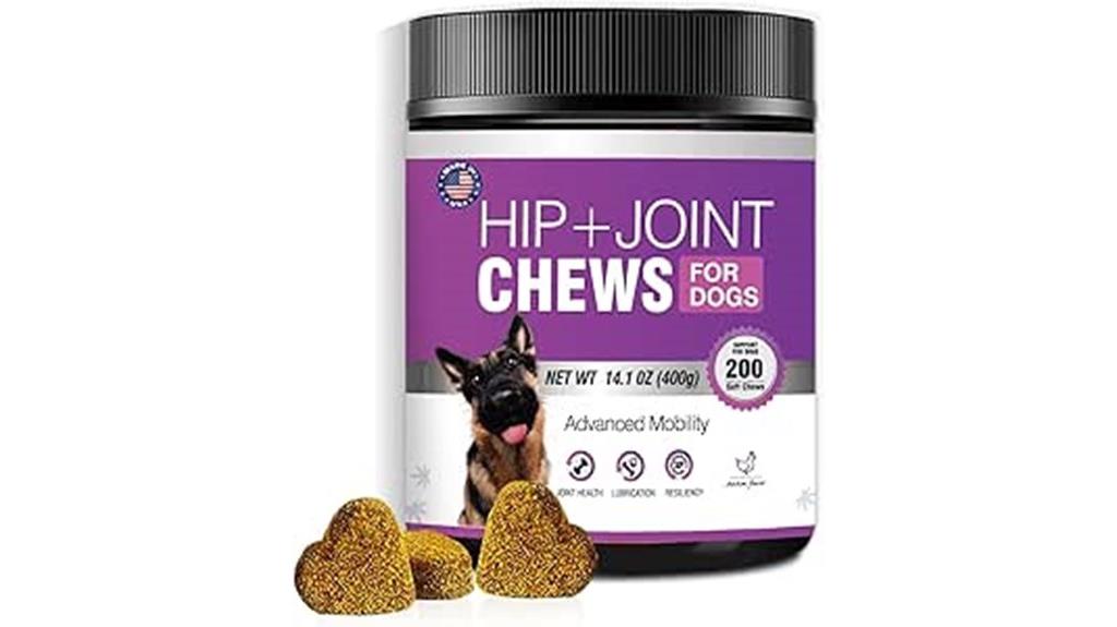 dog joint support chews