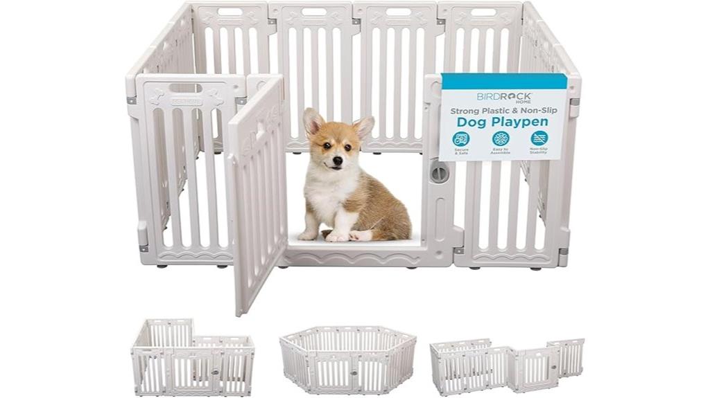 dog playpen with door