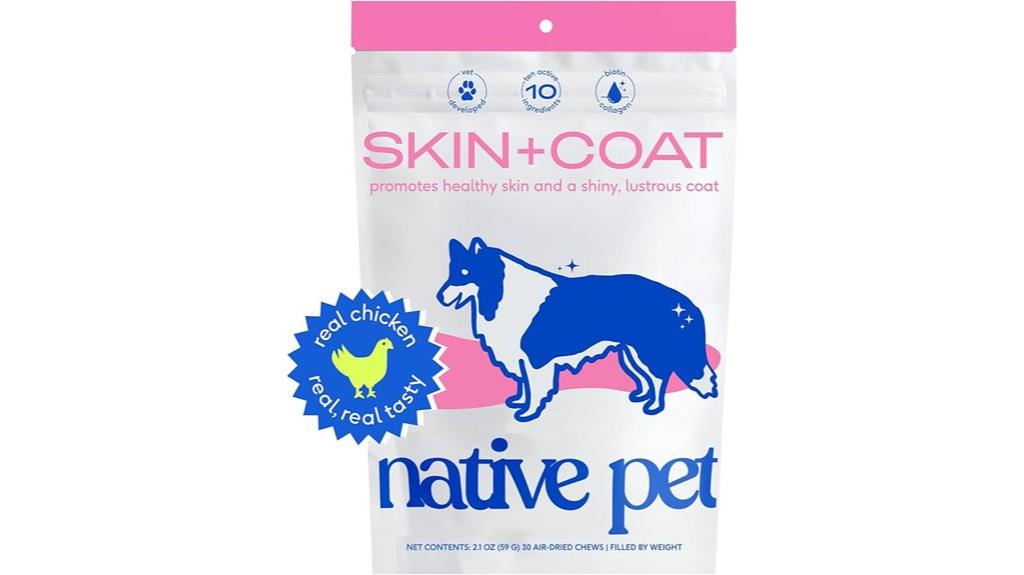 dog skin and coat chews