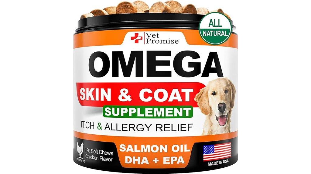 dog skin and coat supplement