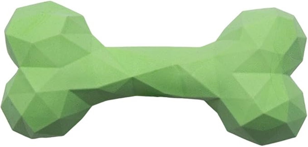 durable chew toy green