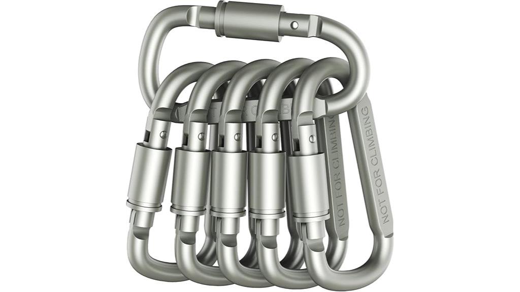 durable locking carabiner pack