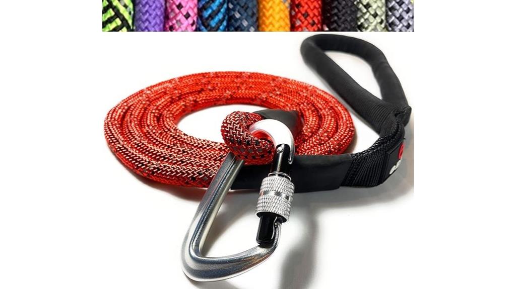 durable locking dog leash