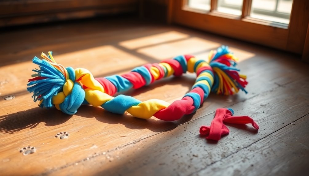 durable t shirt rope toy