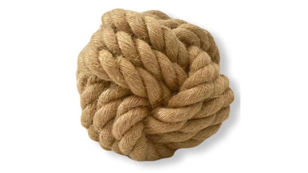 eco friendly hemp dog toy