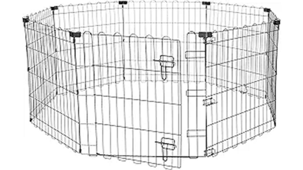 foldable metal dog playpen