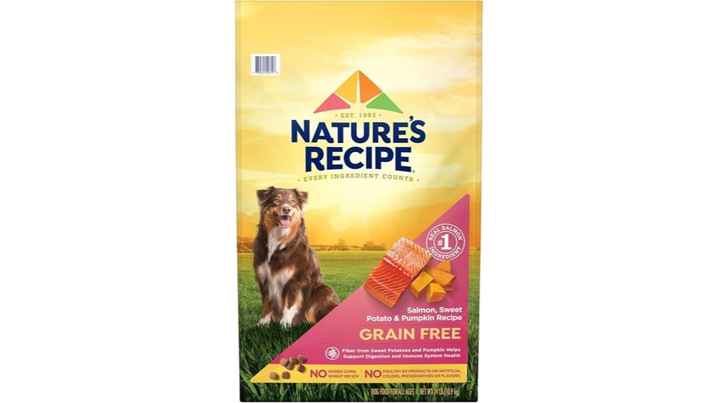 grain free salmon dog food