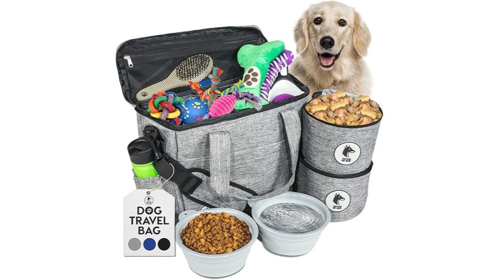 grey dog travel supplies