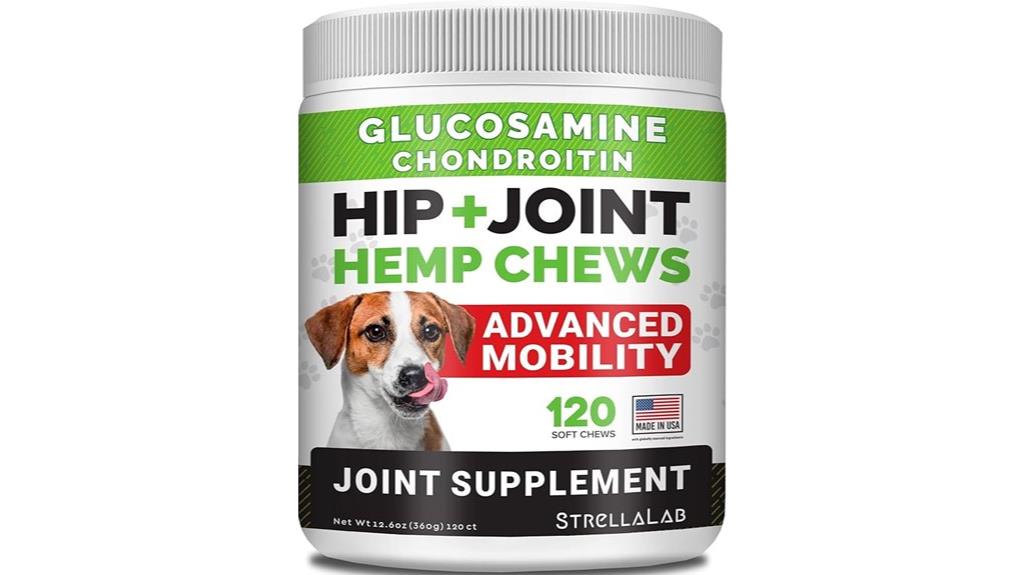 hemp glucosamine joint chews