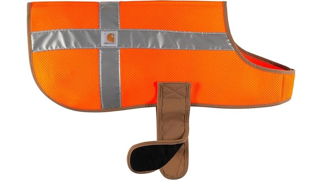 high visibility lightweight dog vest