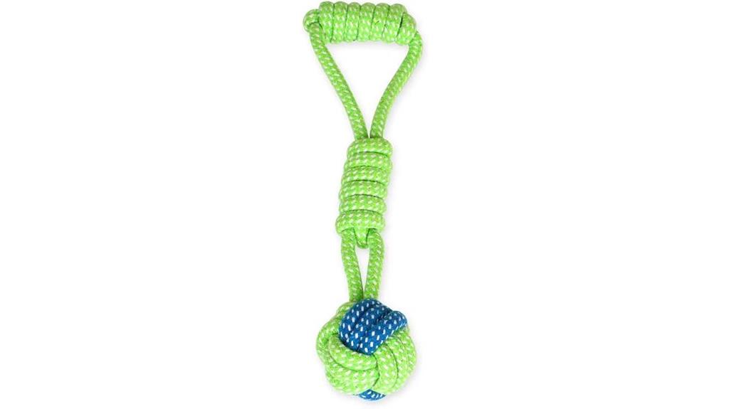 knotted woven dog toy