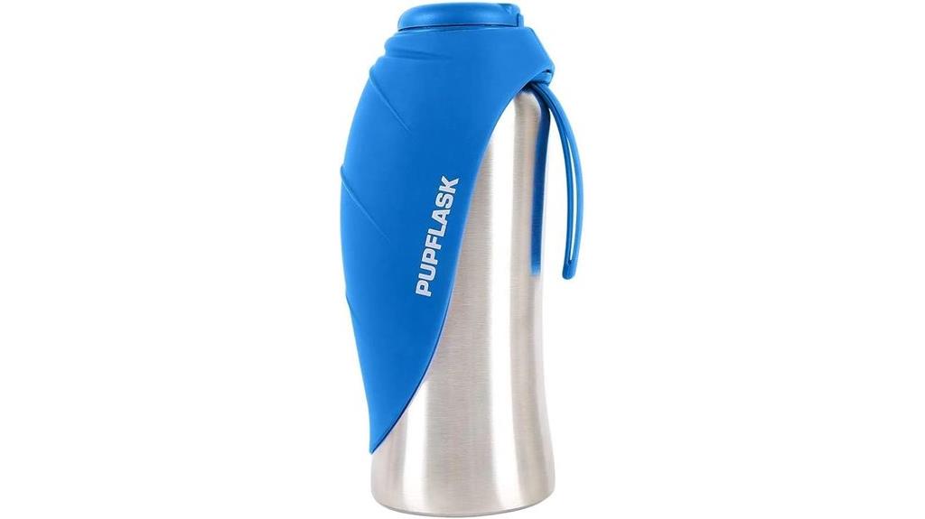 large stainless steel water bottle