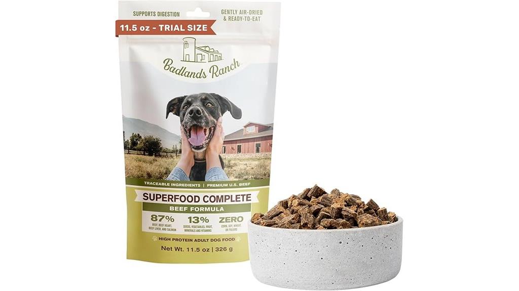 nutritious air dried dog food