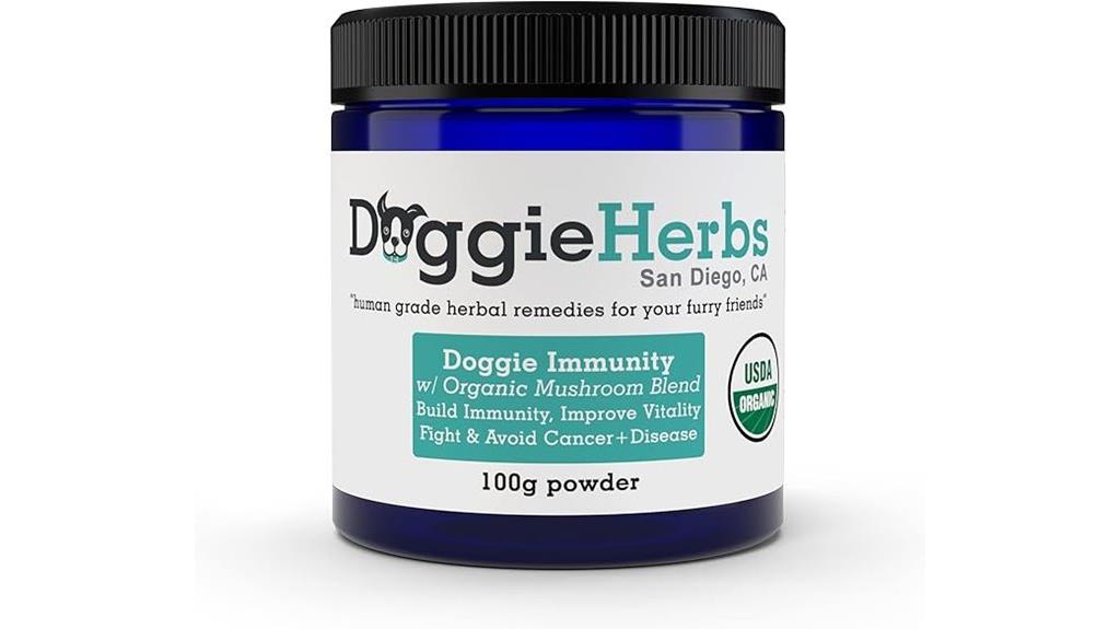 organic mushroom supplements for dogs