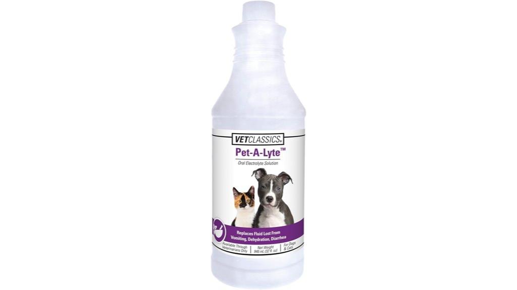 pet electrolyte solution for pets