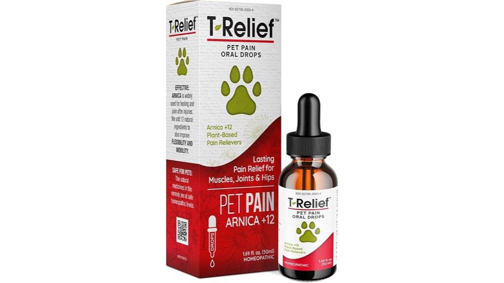 pet pain relief drops