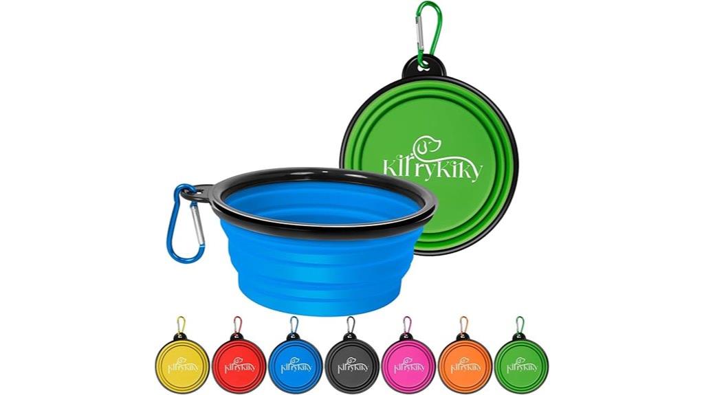 portable collapsible dog bowls