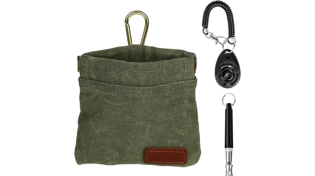 portable dog treat pouch