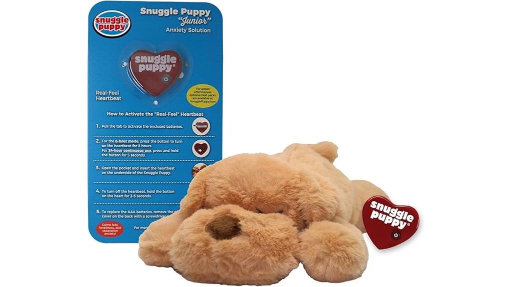 puppy anxiety relief toy