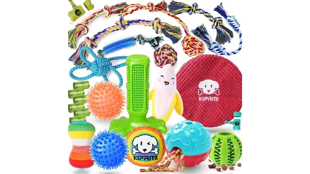 puppy teething and entertainment toys