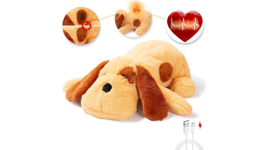 puppy toys with heartbeat