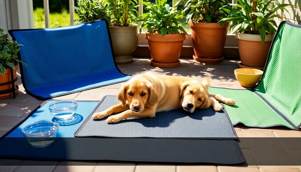 selecting dog cooling mats