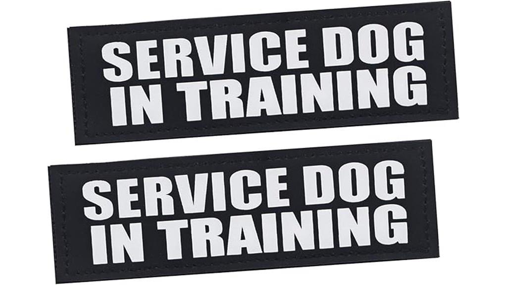 service dog identification patches