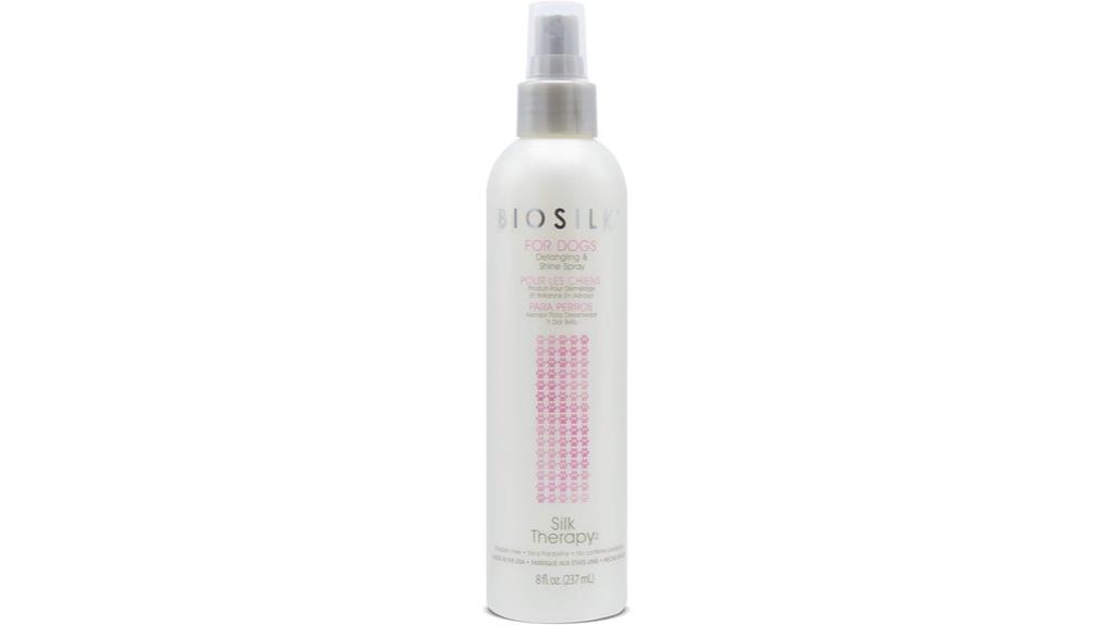 silk detangling shine mist