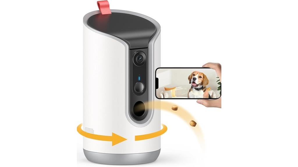 smart treat dispensing camera