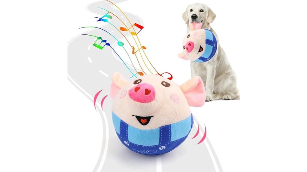 squeaky recording pig toy