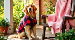 stylish and cozy dog apparel