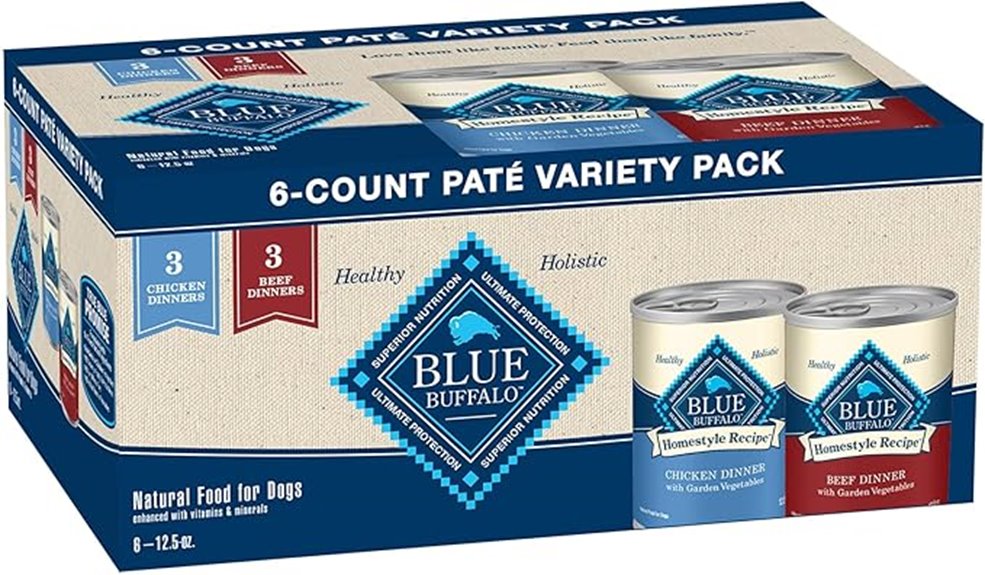 variety pack wet dog food