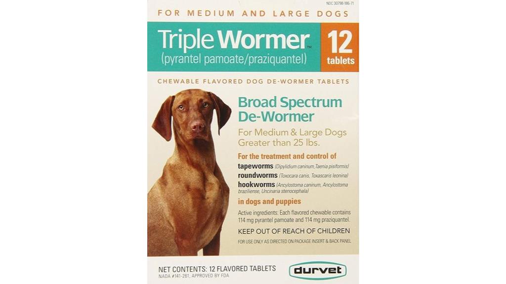 wormer for large dogs