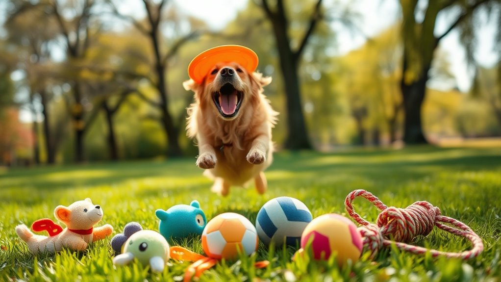 exciting fetch toy variety