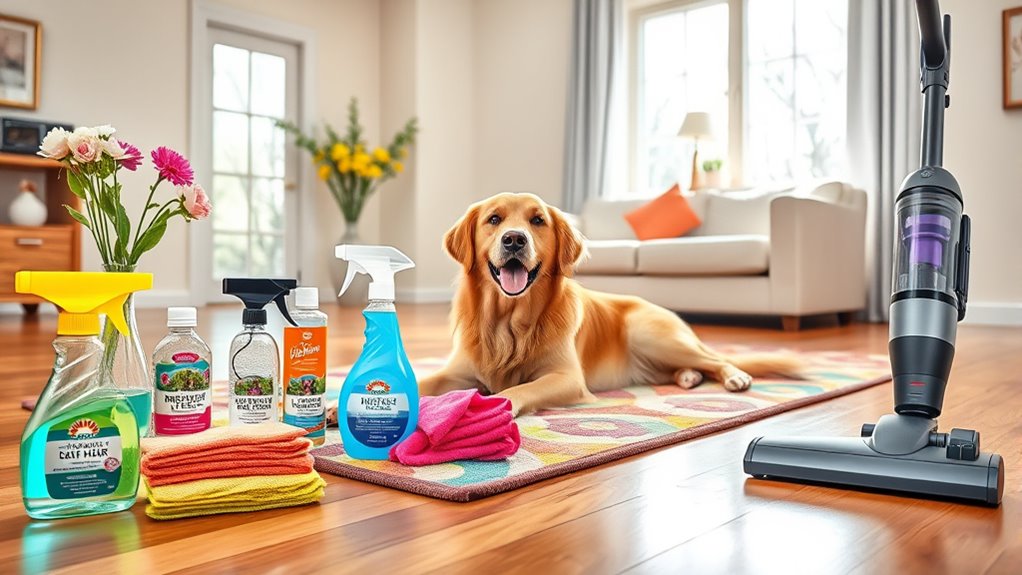 pet friendly spring cleaning tips