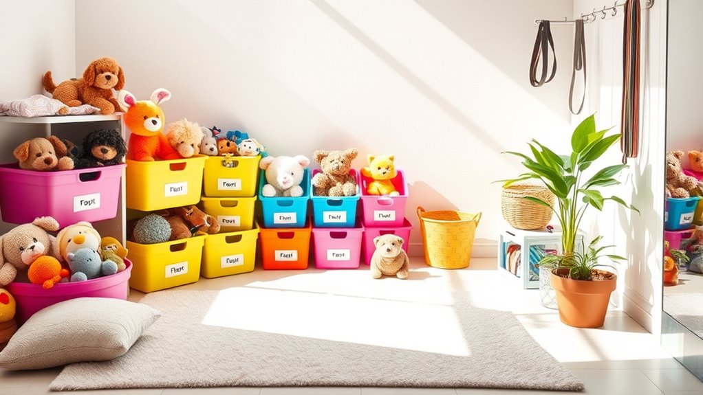 pet toy organization tips