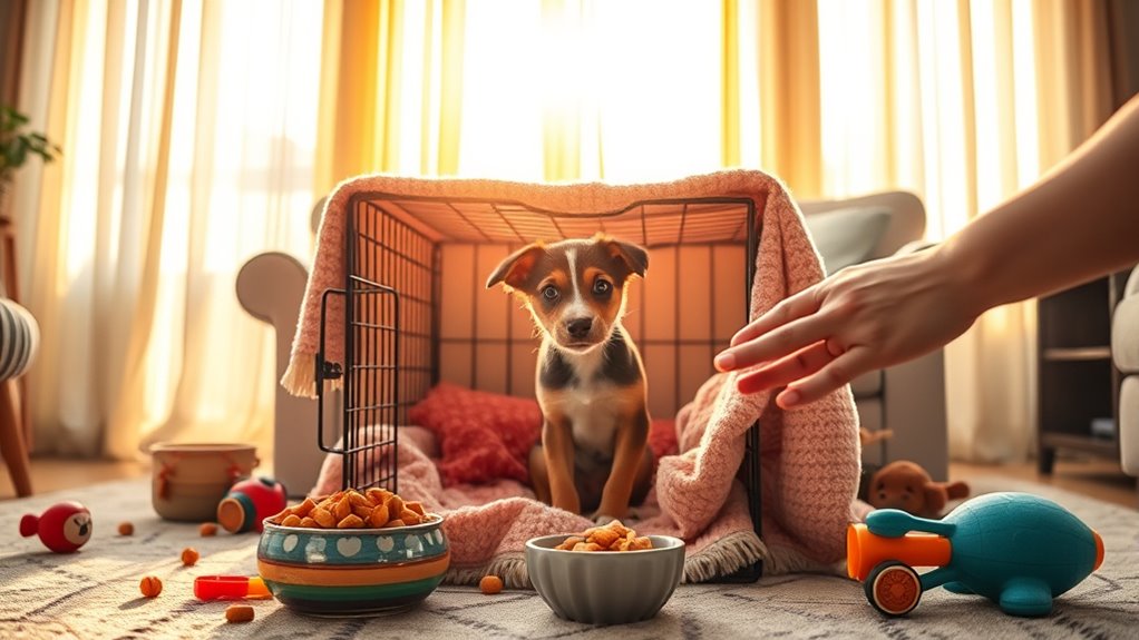 positive crate training experience